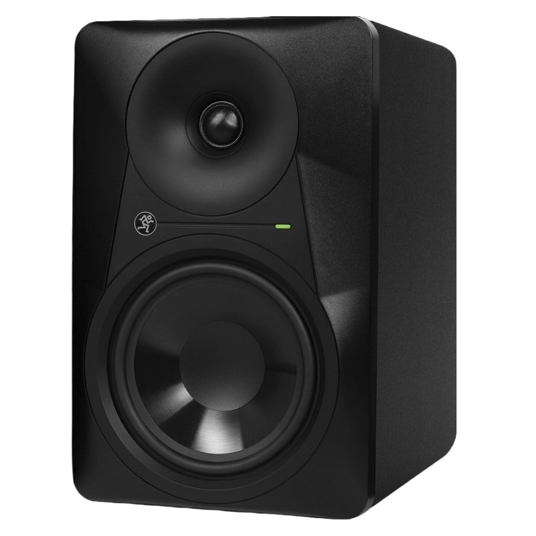 Mackie MR624 6.5 Inch Powered Studio Monitor Speaker - Professional Audio for Music Production, Home Recording & DJ Setup