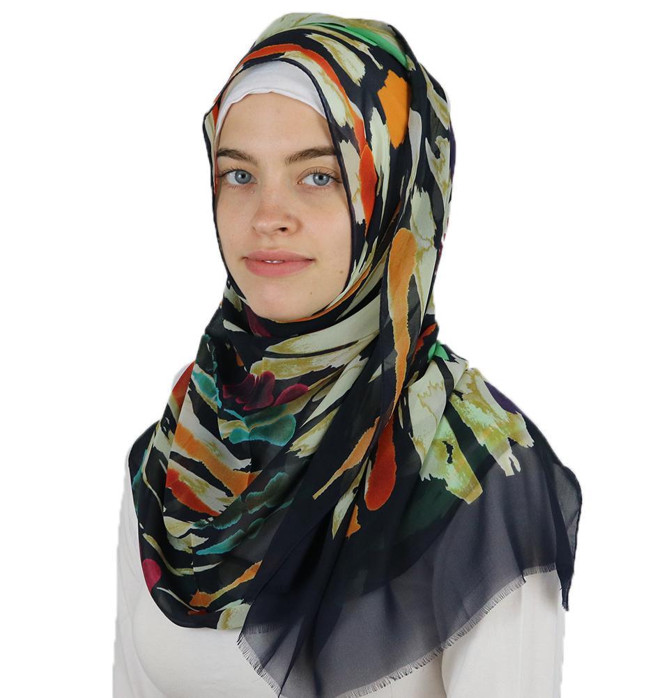 Aker 'Angel' Chiffon Hijab Shawl Scarf - Premium Lightweight Muslim Headscarf for Women #7223 921 - Perfect for Daily Wear, Prayer, and Special Occasions