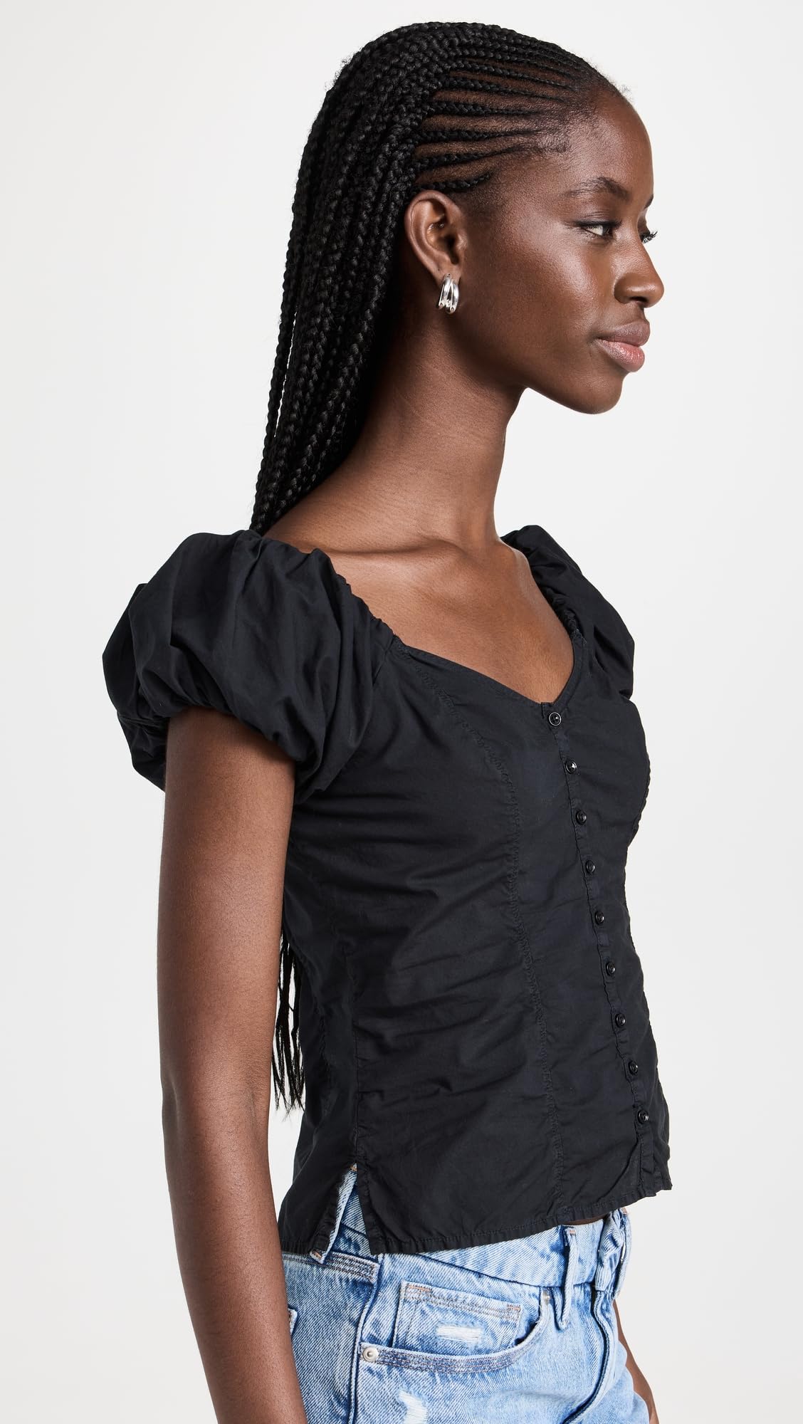 Nation LTD Women's Angel Top Shirt - Soft Casual Blouse for Everyday Wear | Perfect for Office, Date Night & Weekend Outfits