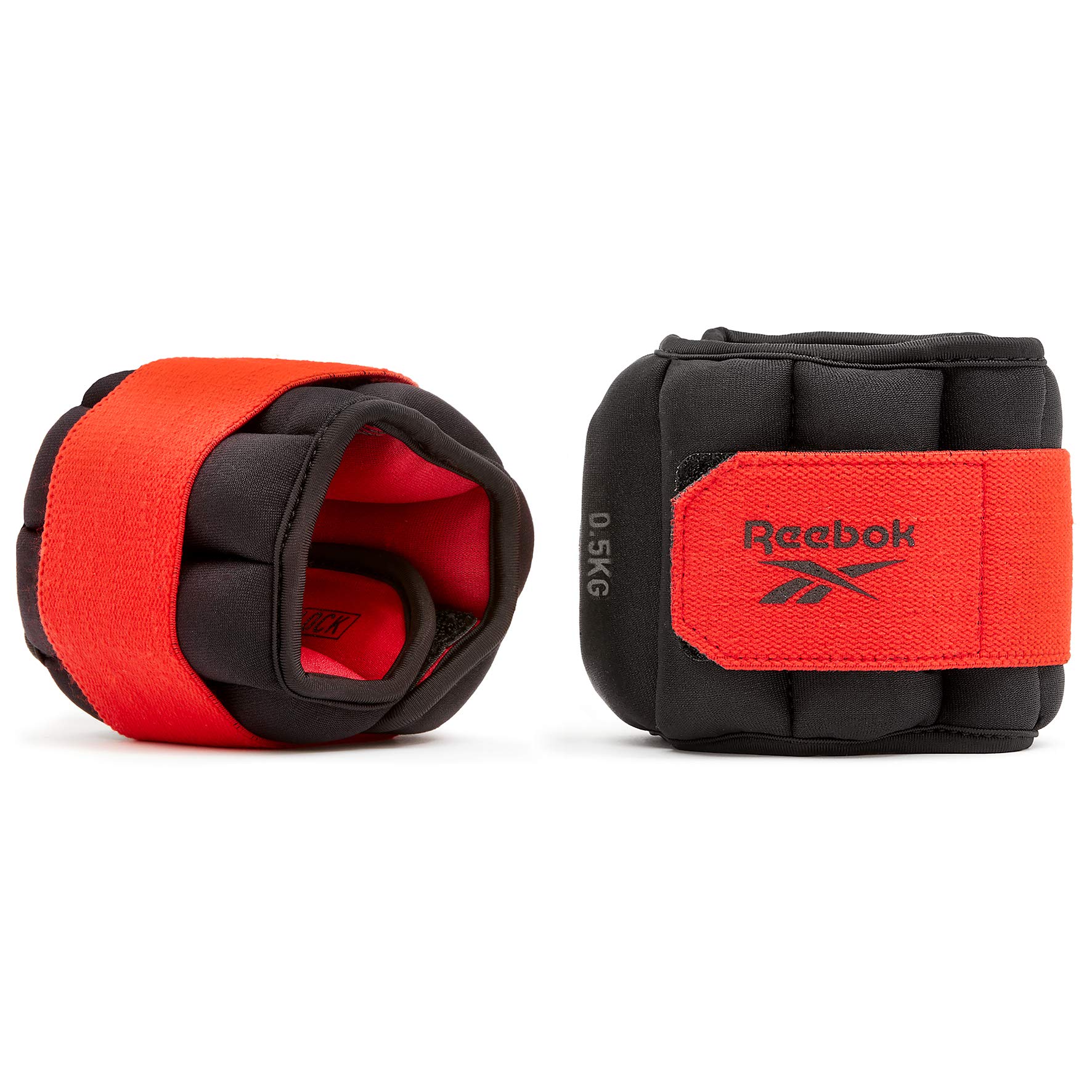 Reebok Flexlock Adjustable Wrist & Ankle Weights for Women & Men - 2.5lb/5lb Set for Home Workouts, Running, Fitness Training & Physical Therapy