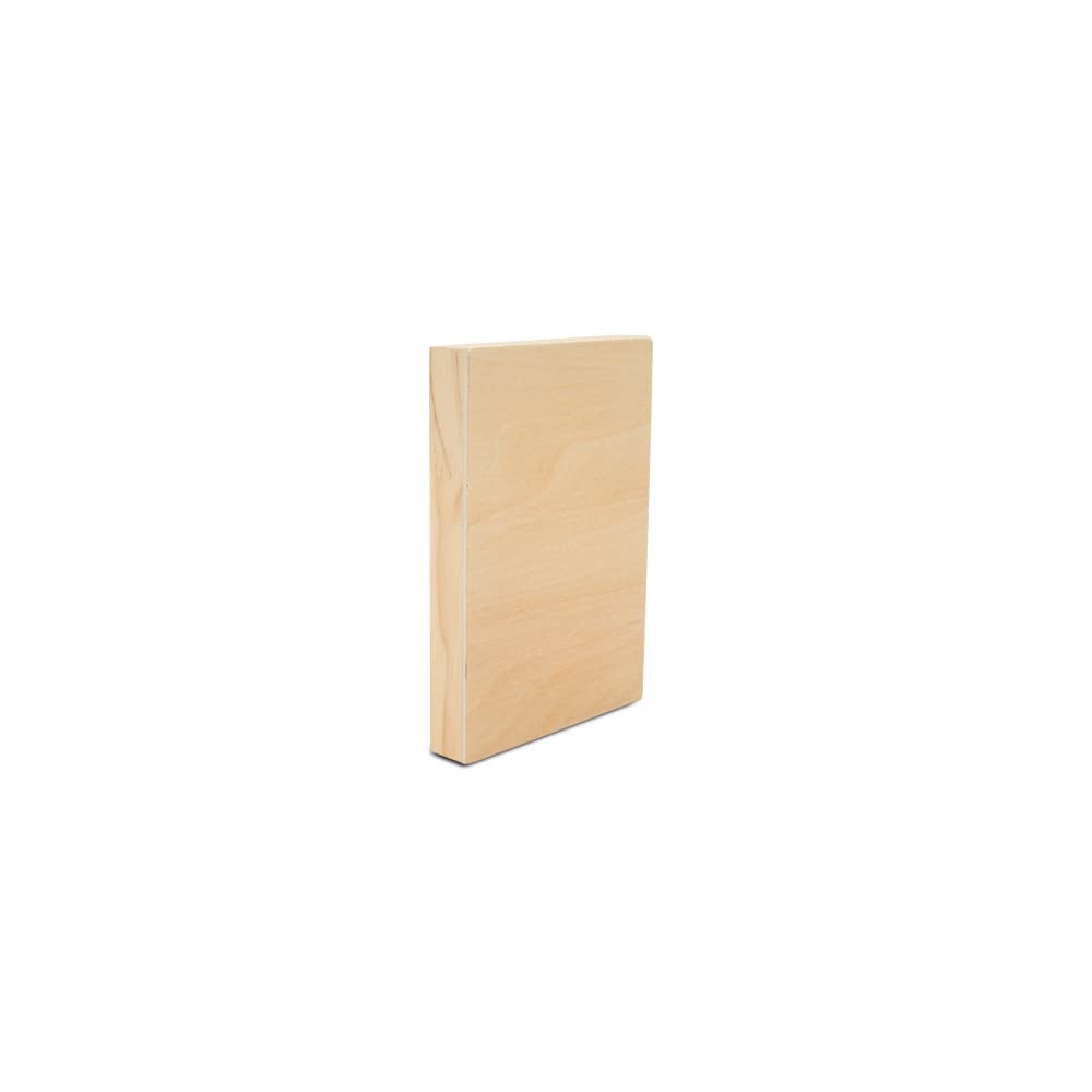 4x6 Inch Small Birch Wood Painting Panel - 3/4