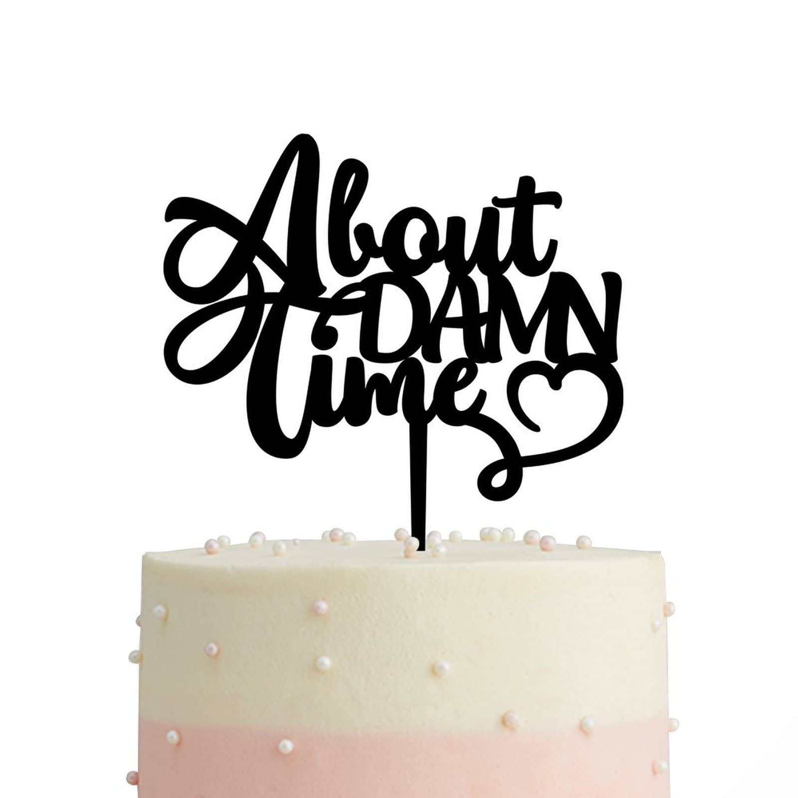 Mr & Mrs Wedding Cake Topper - Personalized Acrylic Cake Topper for Engagement, Anniversary & Bridal Shower Decor - Elegant Black Wedding Party Cake Decoration - Perfect for Wedding Cakes, Anniversary Celebrations & Bridal Showers