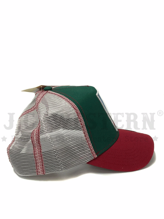 Larry Mahan MCBCLGGN El Gallo Mesh Back Baseball Cap - Green for Outdoor Sports & Casual Wear