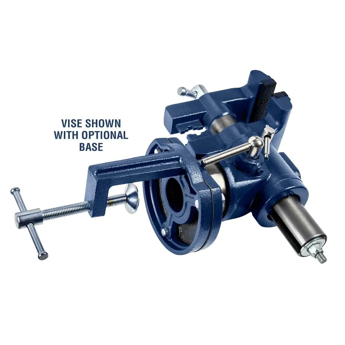 Multi-Jaw Multi-Positioning Ball Bench Vise (9629772) - Heavy-Duty 360° Rotating Vise for Woodworking, Metalworking & DIY Projects - Perfect for Workshop, Garage & Home Repair