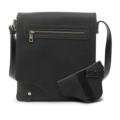 Front Zip -Black
