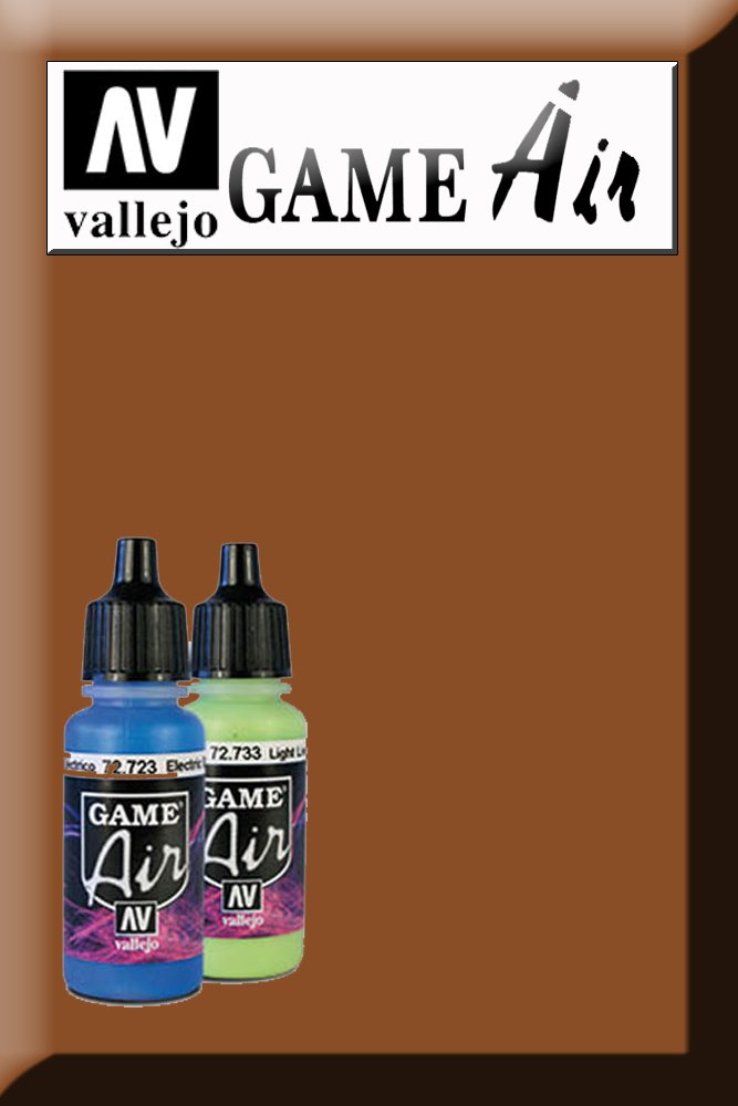 Vallejo Game Air Bright Bronze Paint - 17ml Acrylic Metallic Paint for Miniatures, Models & Wargaming - Perfect for Warhammer, D&D, and Tabletop Gaming