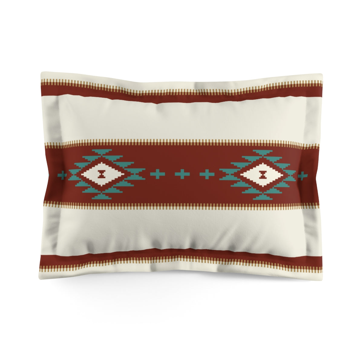 Sedona Falls Microfiber Polyester Pillow Sham - Standard & King Size Bedding Set for Luxury Bedroom Decor