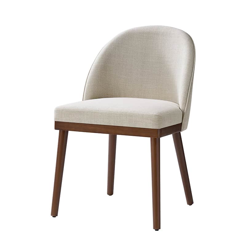 Serta Upholstered Dining Chairs with Solid Wood Legs - Comfortable Modern Kitchen & Dining Room Seating (Set of 2/4/6) for Home, Restaurant, or Office Use