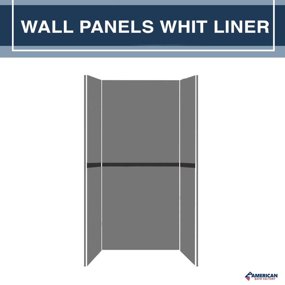 Freedom Grio Marble Classic Alcove Shower Enclosure Kit - Waterproof Bathroom Upgrade for Modern Homes, Easy Installation & Durable Design, Perfect for Small Spaces & Renovations