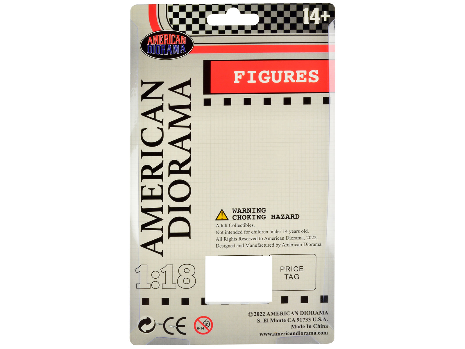 1/18 Scale Model Figures - On Air Figure 1 by American Diorama for Car Display & Diorama Scenes