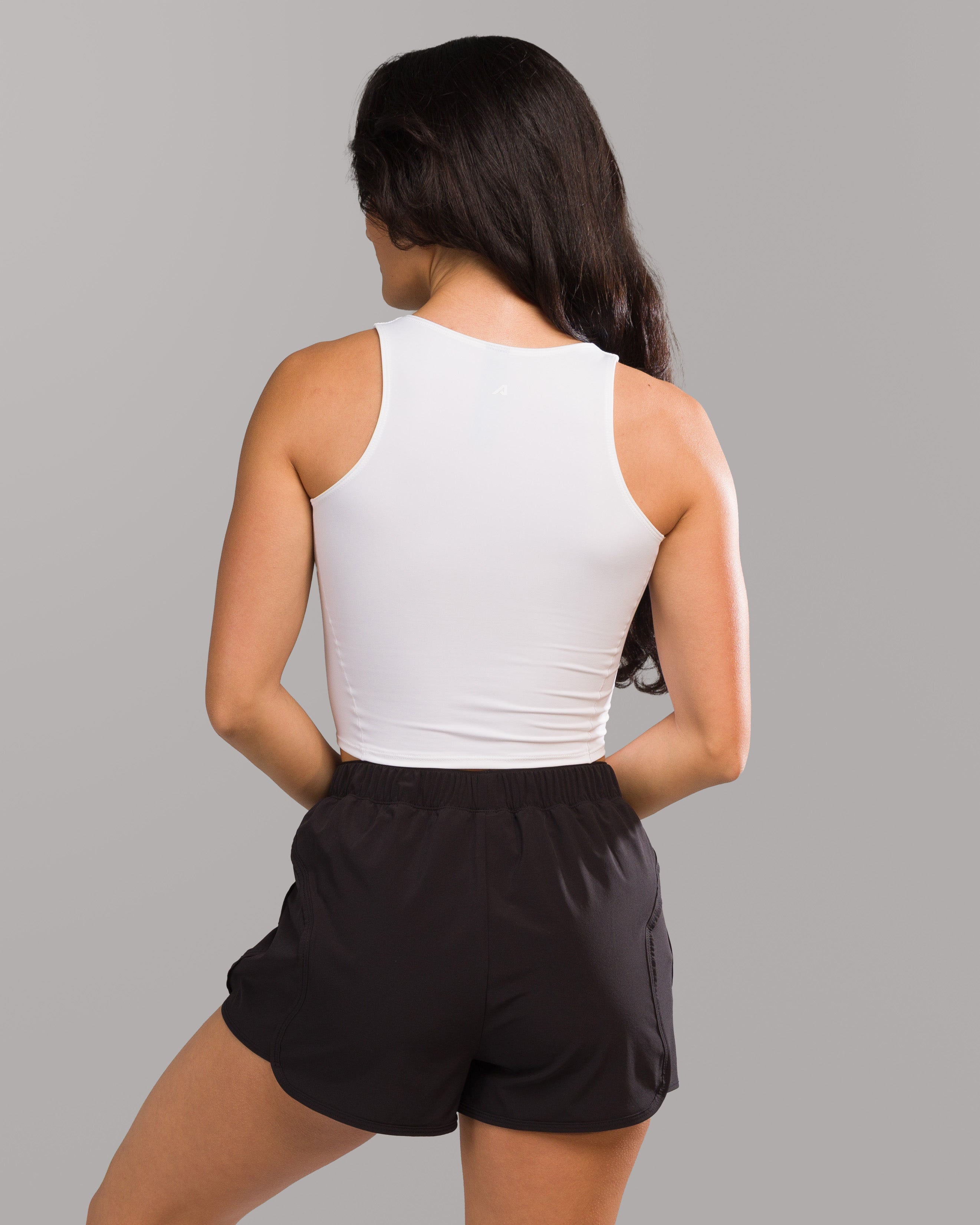 Flex Tank Top for Women - Soft & Comfortable White Stretch Fabric - Perfect for Yoga, Gym & Casual Wear