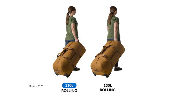 Eagle Creek No Matter What 110L Rolling Duffel Bag - Waterproof Travel Luggage for Adventure, Camping & Air Travel - Durable Spinner Suitcase with Wheels for Men & Women