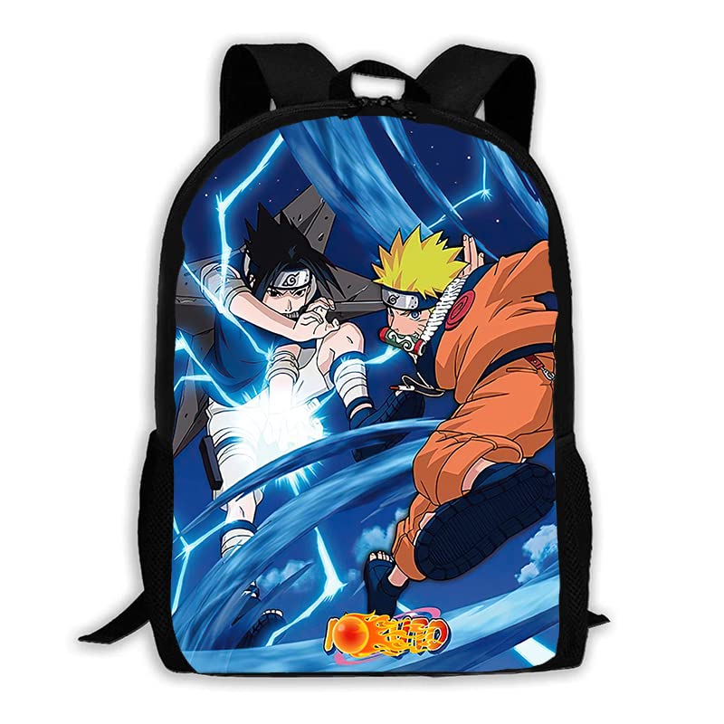 Anime Backpack for Boys & Girls - Waterproof Laptop Backpack with 17 Inch Laptop Compartment | Durable School Bookbag for Teens, Casual Daypack for Camping, Hiking & Sports | Perfect for School, Travel & Outdoor Adventures
