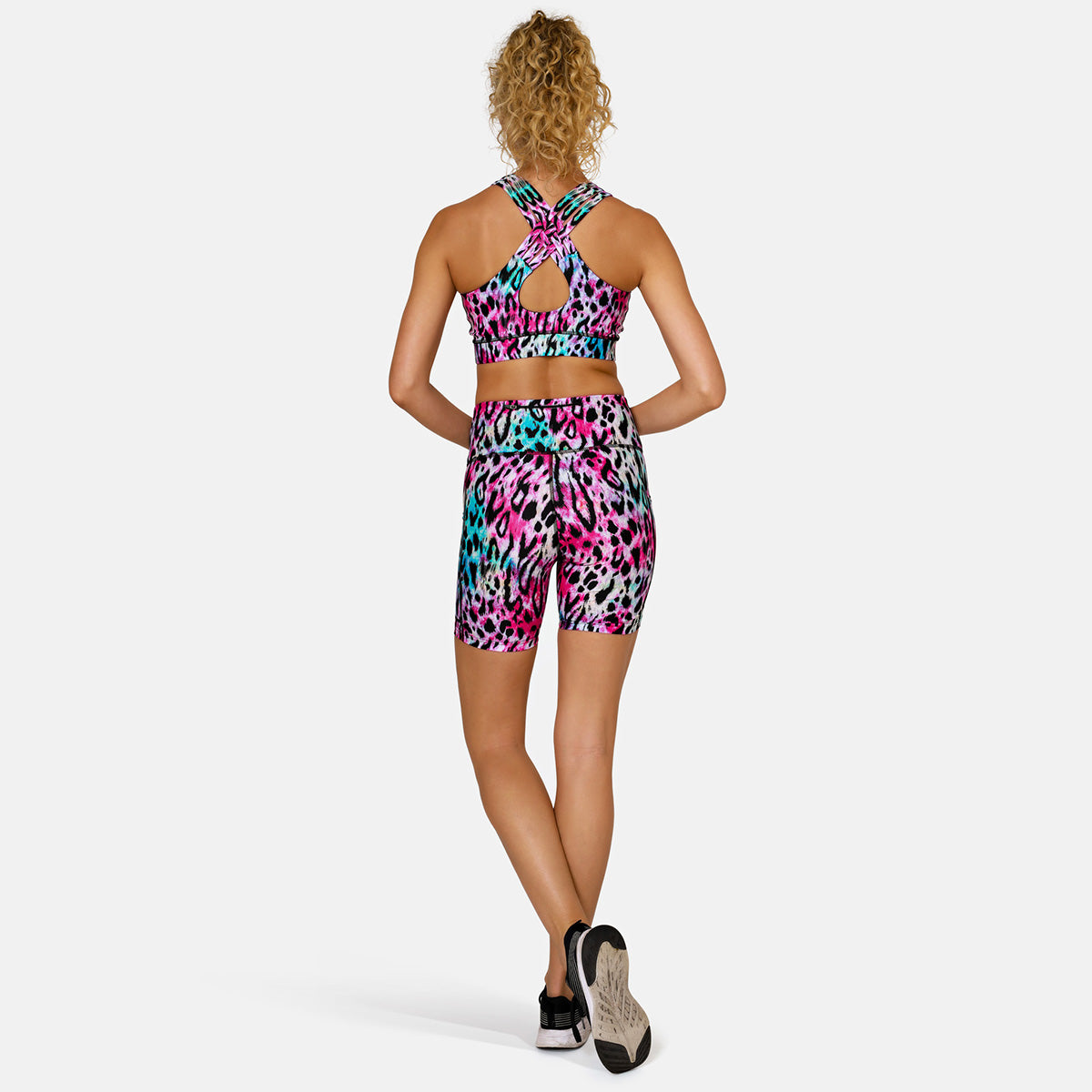 Bengal Blush Women's Running Shorts - High Waist Athletic Shorts for Workout & Yoga - Perfect for Gym, Jogging & Outdoor Activities