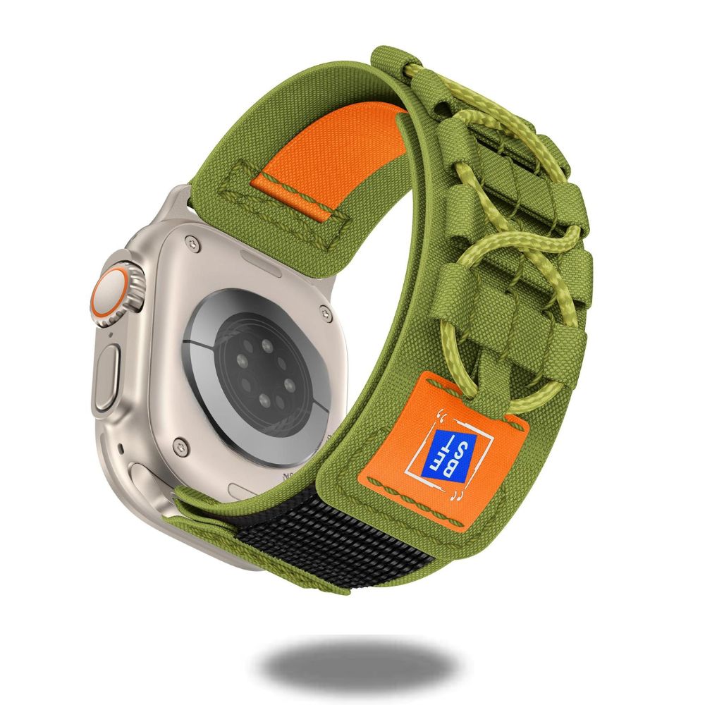 Durable Tactical Nylon Watch Bands - Heavy Duty Military Style Woven Straps for Outdoor Sports, Hiking & Adventure Activities