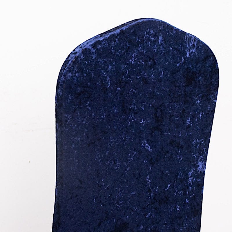 Luxury Crushed Velvet Stretch Spandex Banquet Chair Covers - Elegant & Durable for Weddings, Parties, and Events