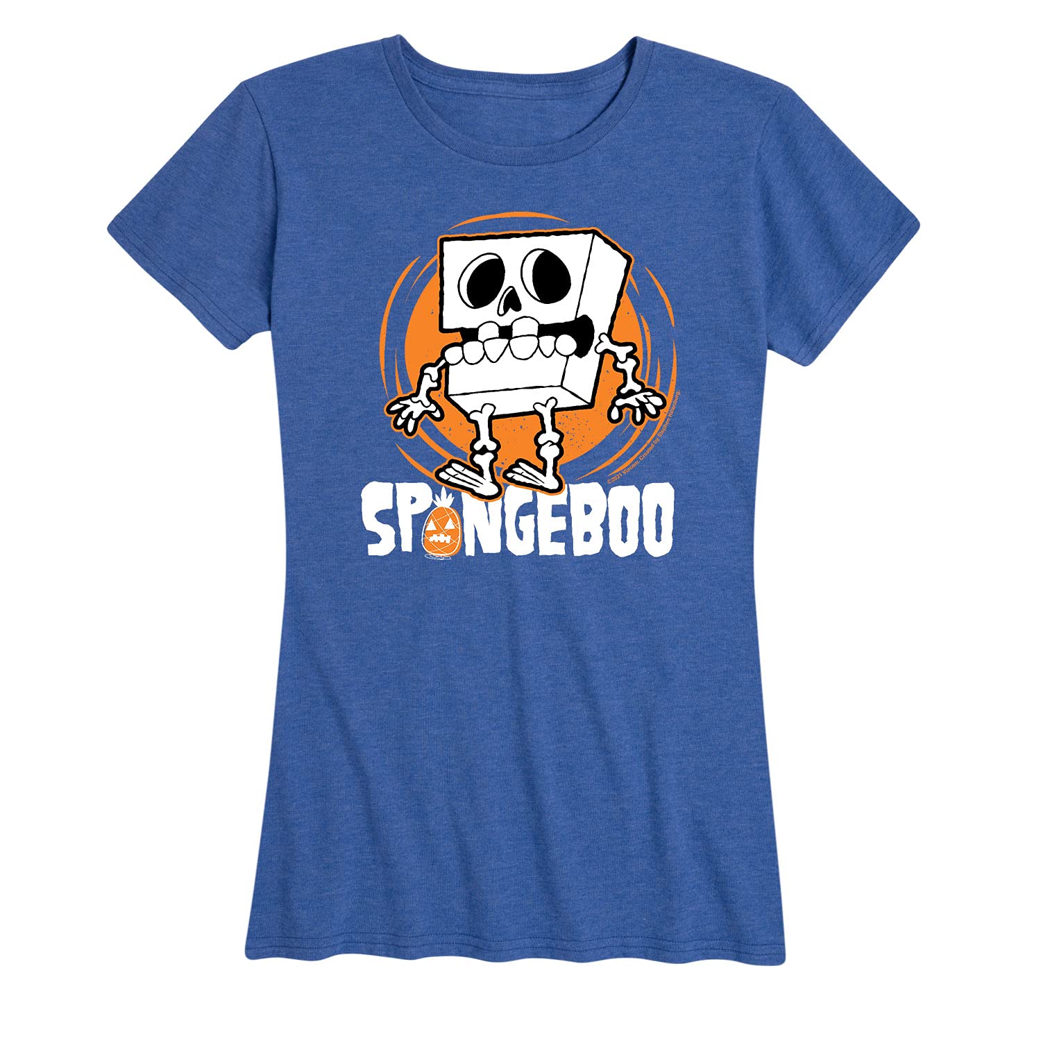 SpongeBob SquarePants Graphic T-Shirt for Women | Short Sleeve Cotton Tee | Cartoon Character Apparel | Perfect for Casual Wear, Cosplay & Nickelodeon Fans