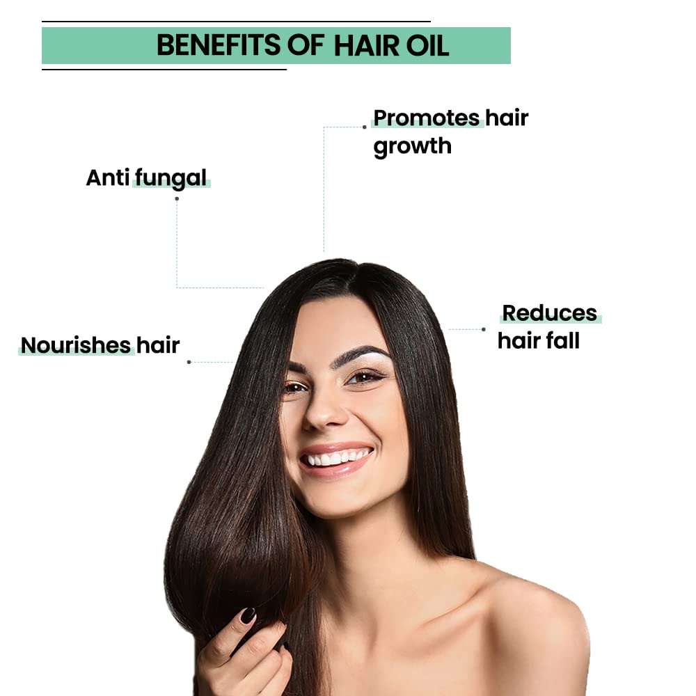 Luster Rosemary & Henna Hair Oil with Tea Tree & Neem | Bhringraj Oil Combo for All Hair Types | Natural Extracts Enriched | Paraben & Mineral Oil Free - 110ml (Pack of 3) | Promotes Hair Growth & Scalp Health for Daily Hair Care Routine
