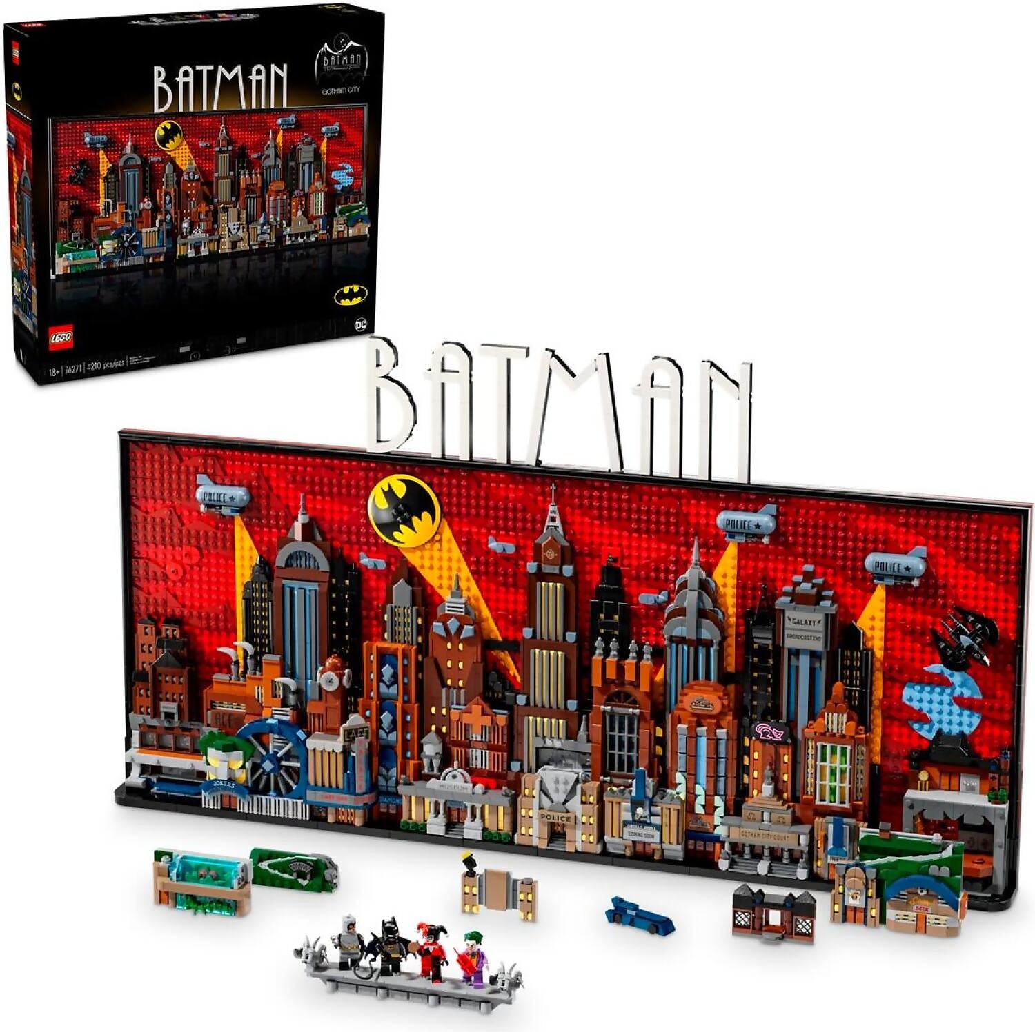 LEGO DC Batman: The Animated Series Gotham City 76271 Building Set | Collectible Superhero Toy for Adults & Kids | Perfect for Display & Play
