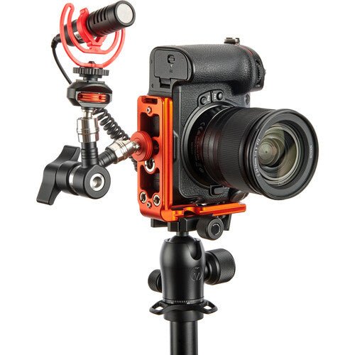 3 Legged Thing Zooey QD L Bracket for Nikon Z8 Camera (Copper) - Quick Release Plate for Tripod & Monopod, Perfect for Photography & Videography