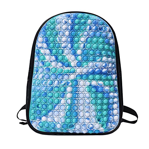 Fidget Backpack for School - Pop It Sensory Book Bag with Side Water Bottle Pockets for Kids & Teens | Stress Relief, ADHD Focus, Classroom & Travel Use