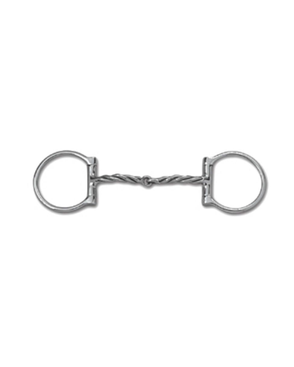 **Myler Western Dee Bit 5-Inch Without Hooks with Comfort Twist - Ideal for Horse Training and Western Riding**
