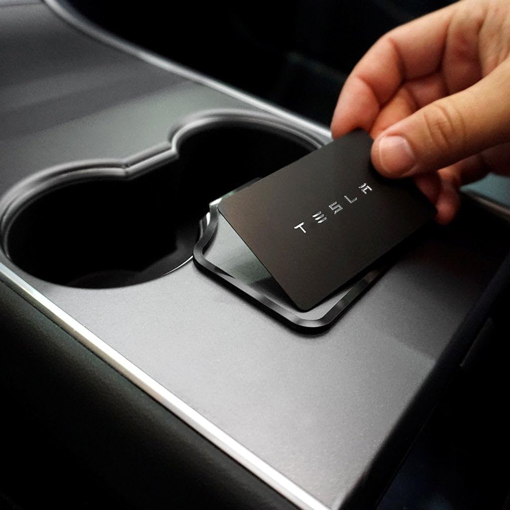 EVANNEX Tesla Model 3 & Model Y Key Card Holder - Premium Aftermarket Accessory for Key Fob Protection | Perfect for Tesla Owners, Daily Commute & Secure Key Storage