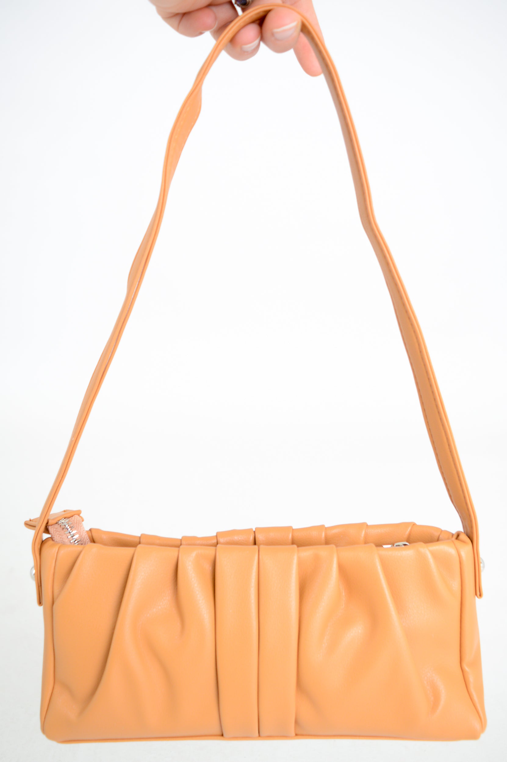 Premium Janette Leather Handbag in Tan - Stylish & Durable Women's Crossbody Bag for Work, Travel & Everyday Use