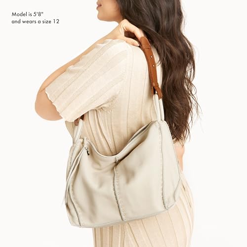 The Sak Los Feliz Genuine Leather Hobo Shoulder Bag for Women - Stylish & Durable Crossbody Purse for Work, Travel & Everyday Use