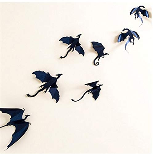3D Dragon Wall Stickers - Gothic Decor for Home & Windows