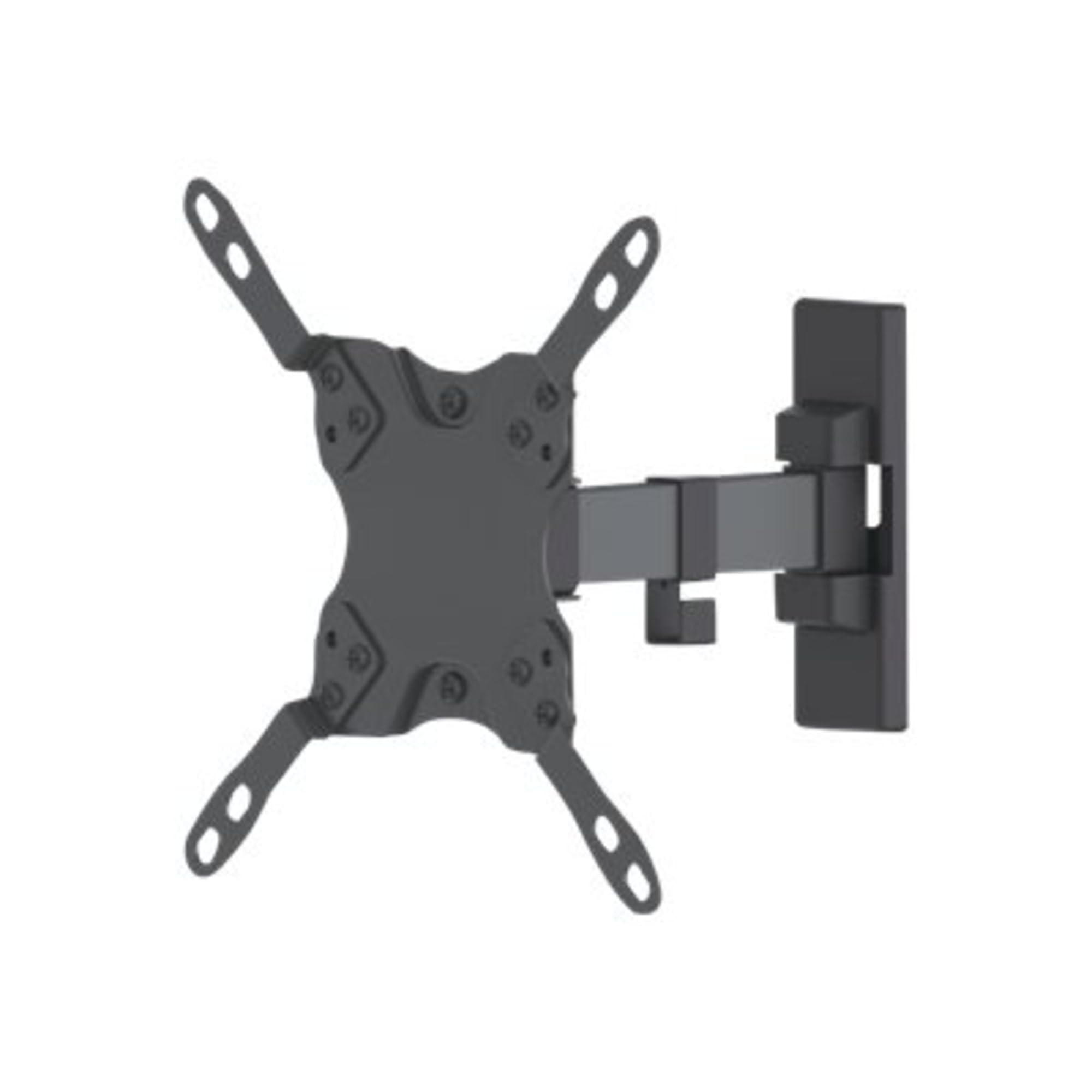 Universal TV Wall Mount Bracket - Single Arm Flat Panel TV Mount for 26-55 Inch Screens, Black (Model 461399) - Perfect for Living Room, Bedroom & Office Spaces