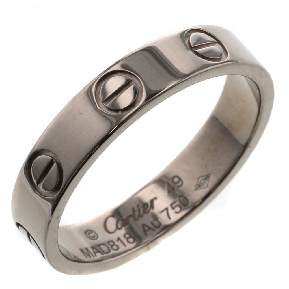 18K Gold Love Ring B4085100 - Elegant Couple Wedding Band for Engagement, Anniversary & Romantic Gifts
