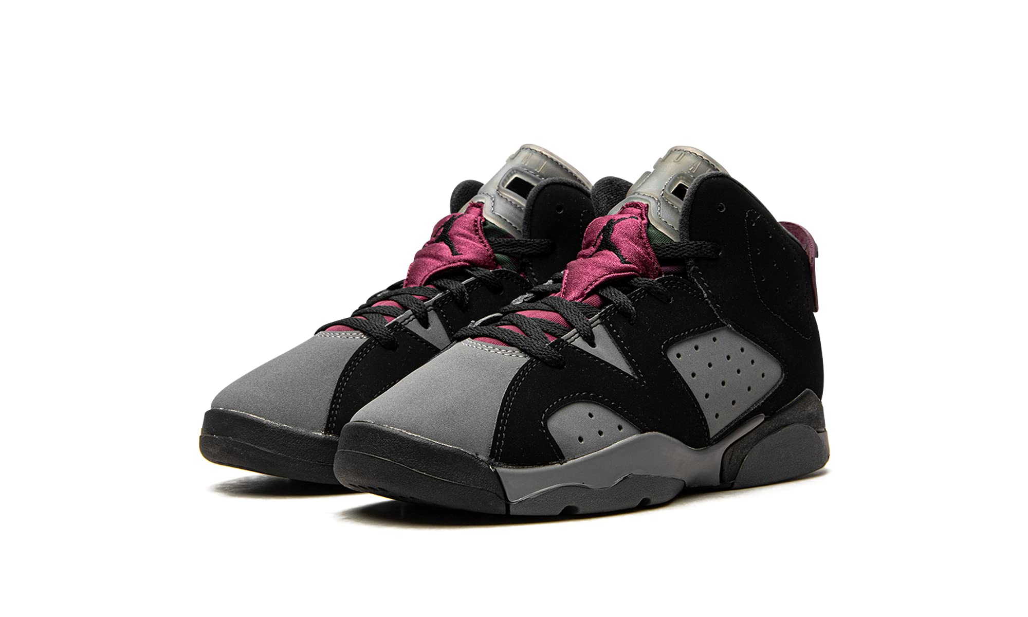 Nike Air Jordan 6 Retro PS Preschool Shoes - Bordeaux/Black/Light Graphite/Dark Grey - Basketball Sneakers for Kids - Perfect for Playground, School & Casual Wear
