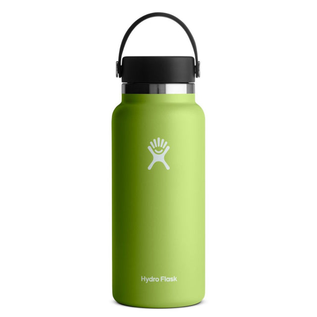 32 oz Wide Mouth Water Bottle with Straw & Leak-Proof Lid - BPA Free Stainless Steel Insulated Water Bottle for Gym, Hiking, Travel & Outdoor Activities