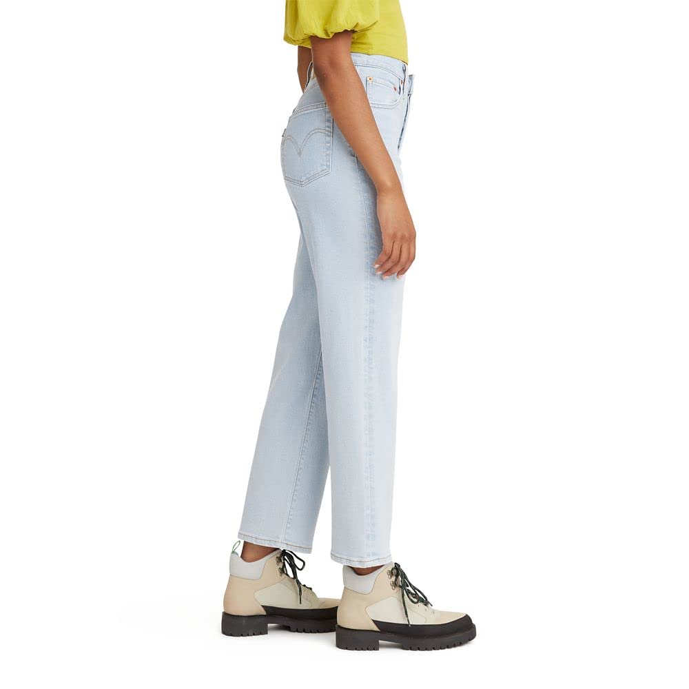 Levi's Women's Ribcage Straight Ankle Jeans - High Waist Slim Fit Denim Pants for Casual Wear & Everyday Outfits