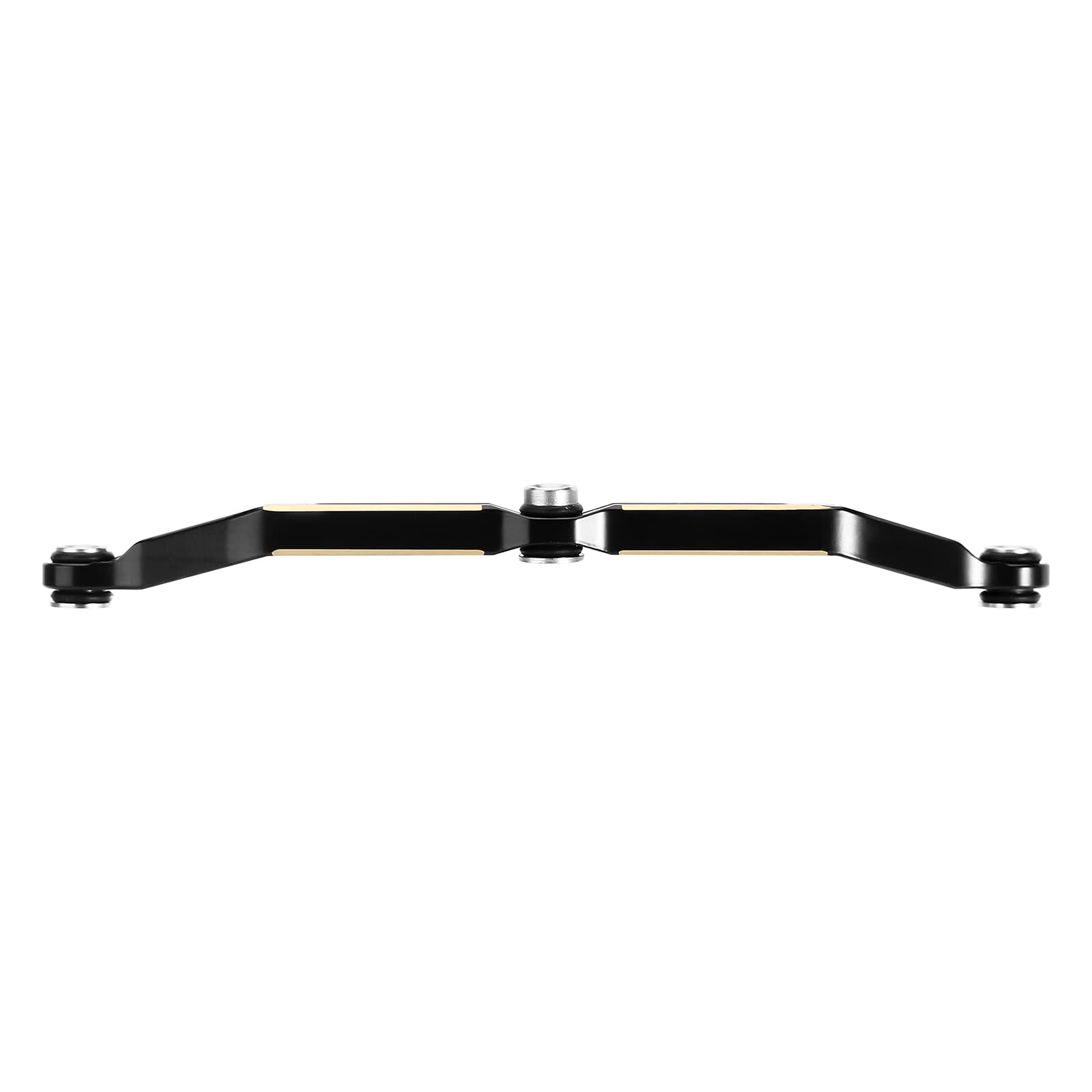 INJORA Black Brass Steering Link for TRX4M Upgrade Parts - 1/18 Scale RC Crawler Car Accessories - High Clearance 12g Weight - Perfect for Off-Road Crawling & Trail Performance