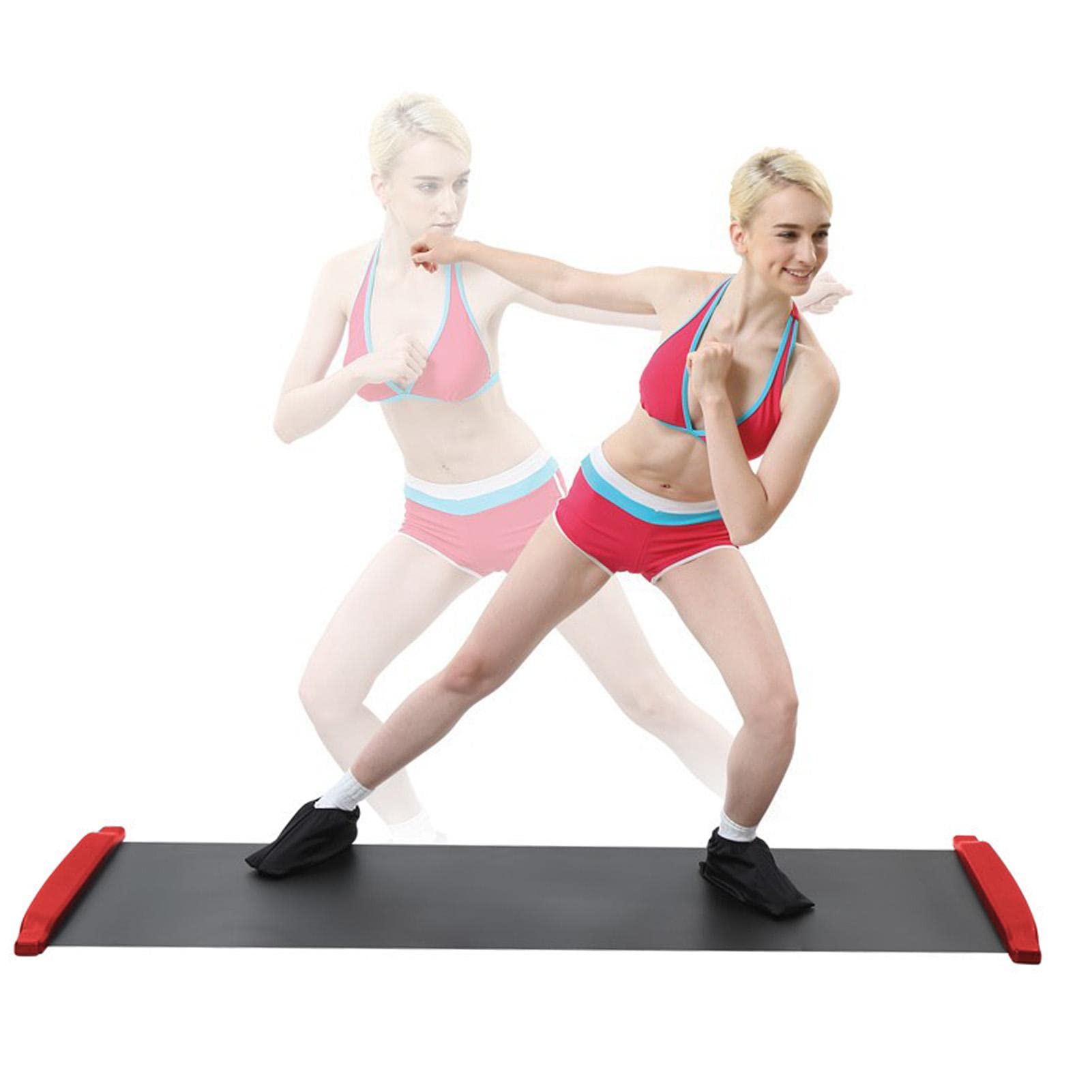 Exercise Slide Board Mat for Fitness Workout & Balance Training - Non-Slip Skating Training Blanket for Home Gym, Core Strength & Glute Exercises - Perfect for Hockey Players, Figure Skaters & CrossFit Athletes