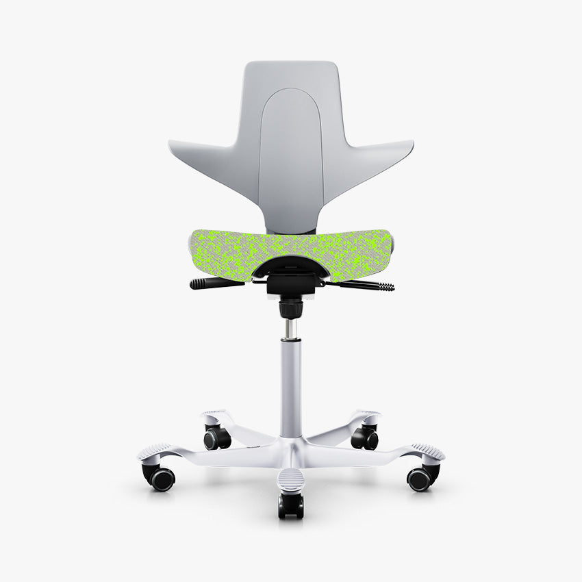 HÅG Capisco Puls 8020 Ergonomic Office Chair - Kvadrat Galaxy Special Edition - Adjustable Height & Tilt for Home & Workspace Comfort