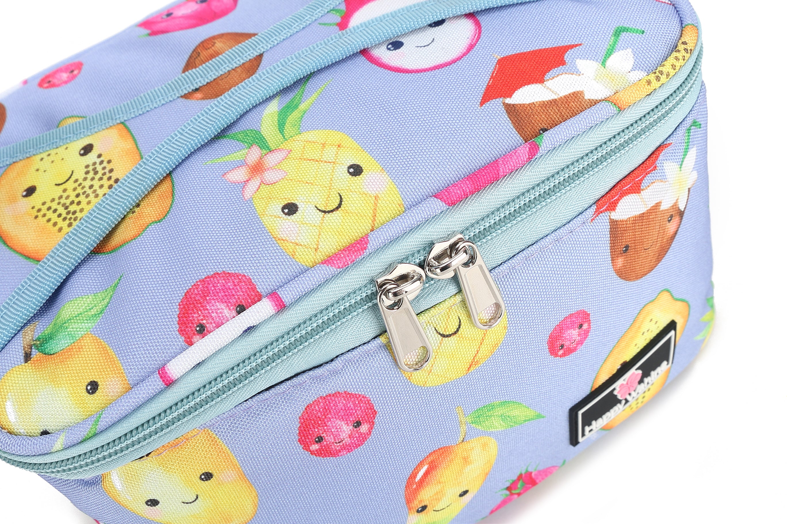 Hawaiian Fruits Lavender Small Cooler Tote Bag - Perfect for Beach Picnics, Pool Parties & Outdoor Adventures