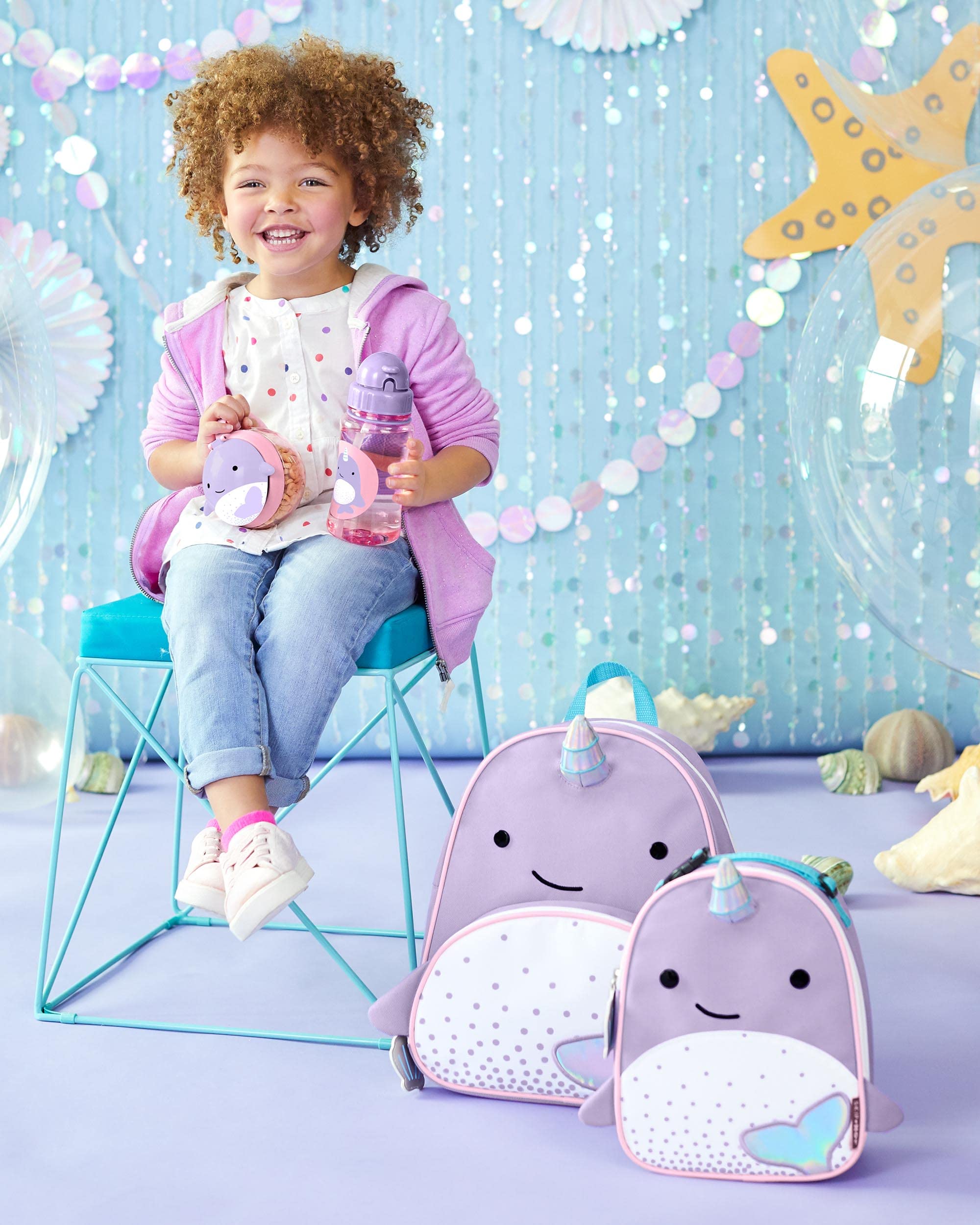Skip Hop Zoo Little Kid Backpack - Cute Animal-Themed Backpack for Toddlers & Preschoolers - Perfect for School, Daycare, Travel & Outdoor Adventures