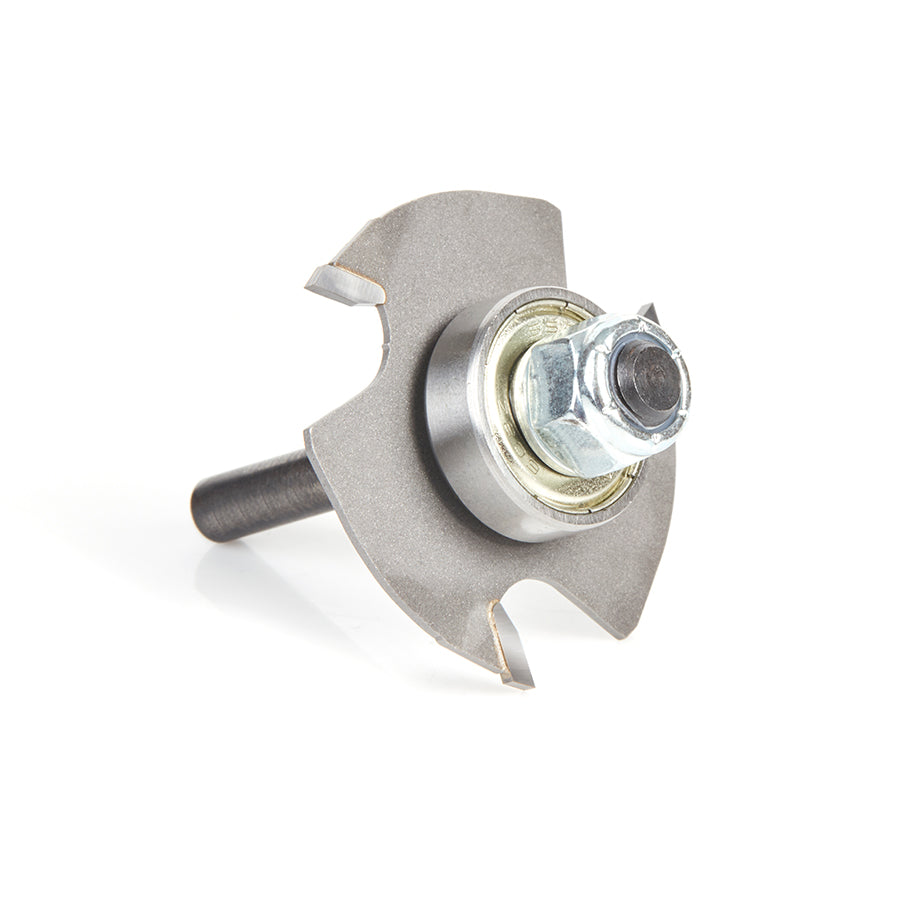 Amana 53400 1/16 Kerf 3 Wing Router Bit - Premium Woodworking Tool for Cabinets, Furniture & DIY Projects
