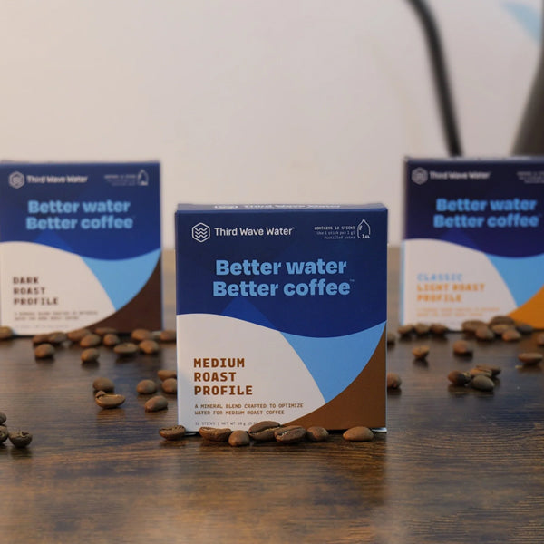 Third Wave Water Sachets for Specialty Coffee - Perfect for Home Brewing, Espresso & Pour Over Coffee | Enhances Flavor & Mineral Balance