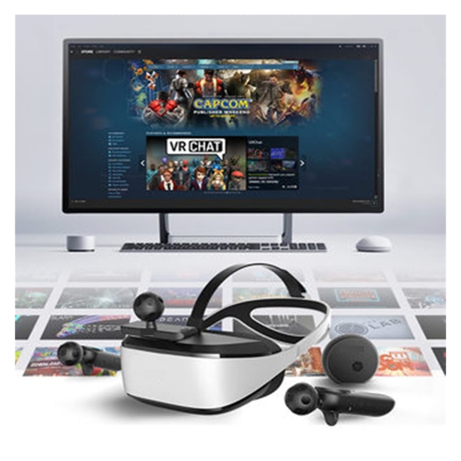 E3 3D VR Headset for PC & Laptop - 2.5K HD Resolution, Adjustable IPD, 110° FOV with Realistic 3D Effects | Perfect for Gaming, Virtual Tours & 3D Movies