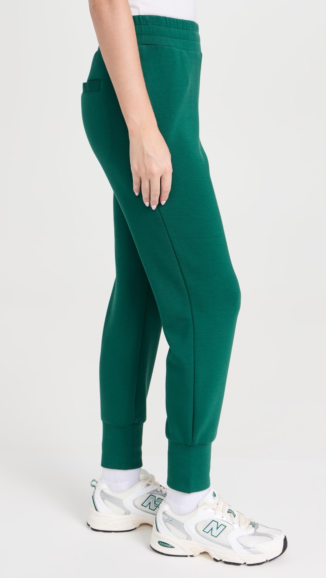 Varley Women's Slim Cuff Pants - High Waisted Tapered Yoga Pants for Workout & Lounge - Size 25 - Perfect for Yoga, Running & Casual Wear