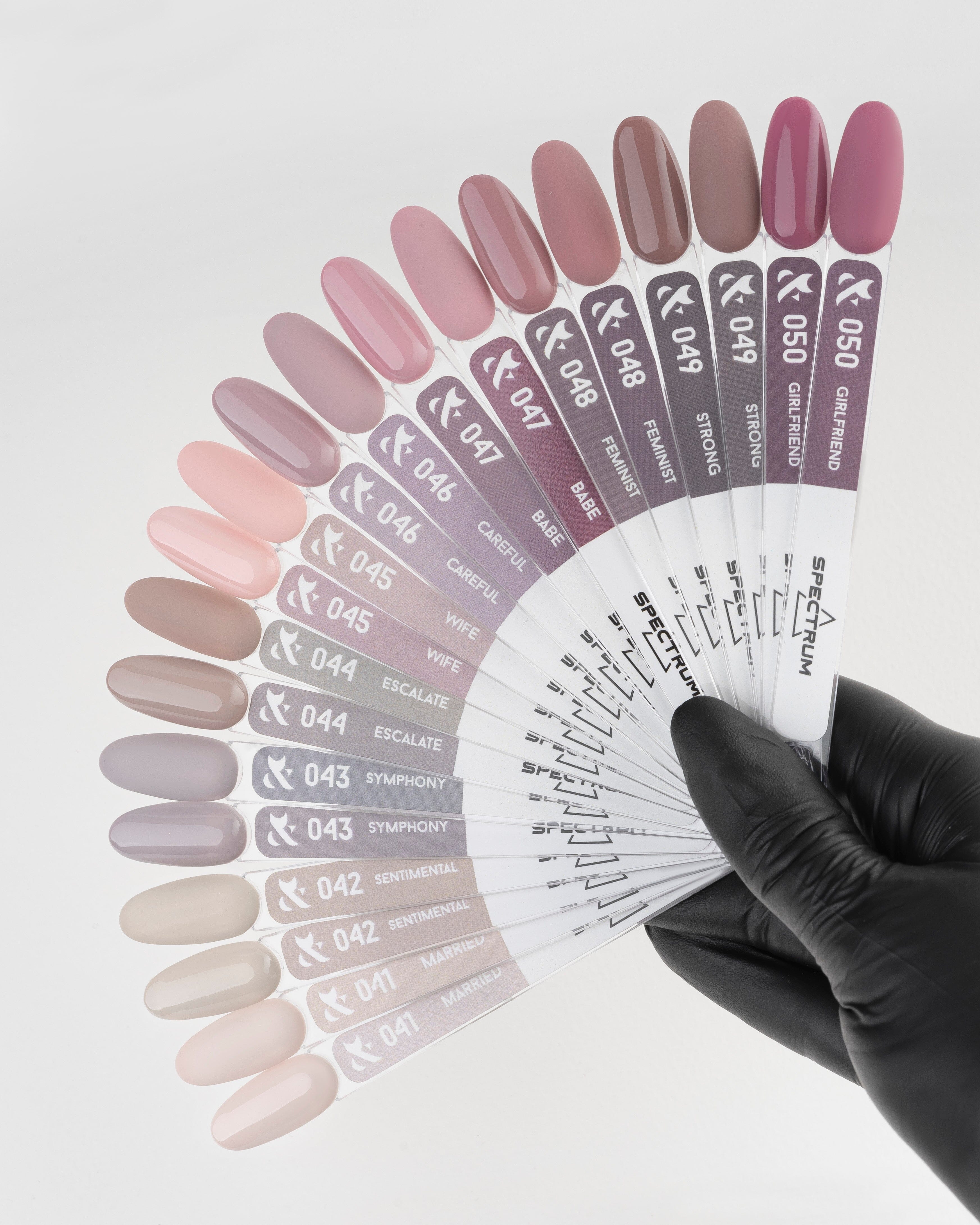 F.O.X Spectrum 041 Nail Polish - 14ml Bottle for Professional Salon & Home Manicure - Long Lasting Gel Effect Nail Lacquer