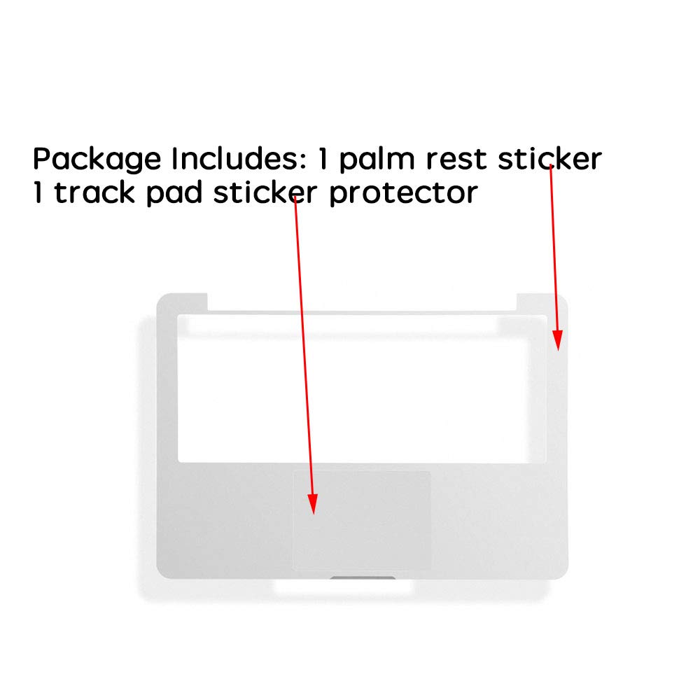 Ultra Thin Gray Palm Rest Full Cover with Trackpad Protector for MacBook Pro 16 Inch (A2141) - Scratch Resistant Skin | Perfect for Office Work, Travel & Daily Use
