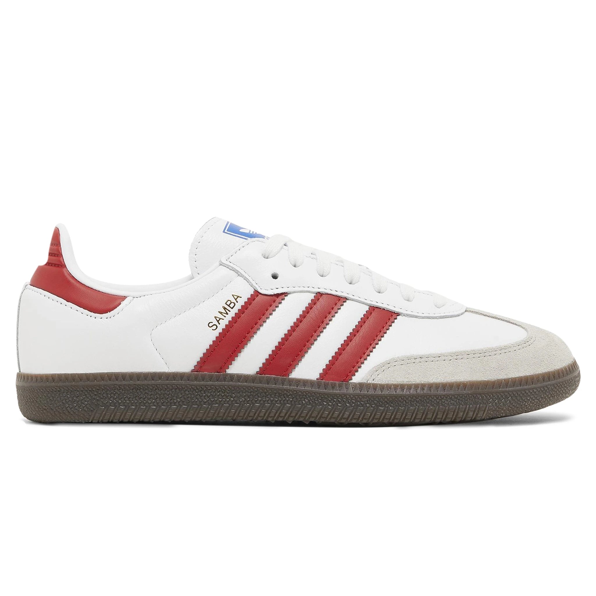 Adidas Samba OG Sneakers - White & Better Scarlet Classic Shoes for Men & Women | Perfect for Casual Wear, Street Style & Everyday Comfort