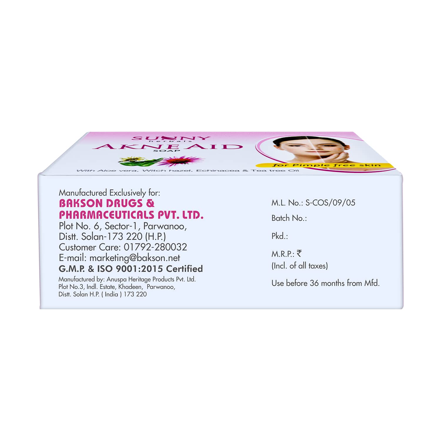 Natural Acne Treatment Soap with Aloe Vera & Calendula - Gentle Pimple Cleansing Bar for Women & Men | Pack of 4 (2 Acne Soap + 2 Aloe Vera Soap) | Perfect for Daily Face Wash & Sensitive Skin Care