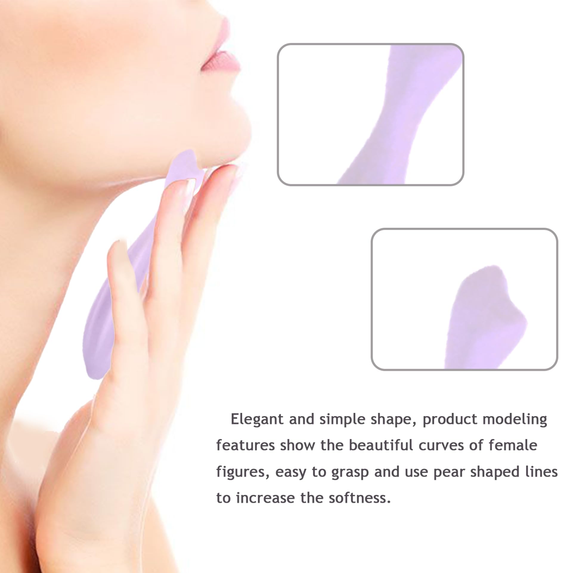 **Silicone Face Roller for Skin Care - Flexible & Soft Facial Massager for Women | Portable Eye & Face Massage Tool | Washable, Pointed Gua Sha for Moisturizing | Perfect Gift for Skincare Enthusiasts | Use for Relaxation, Anti-Aging & Glowing Skin**