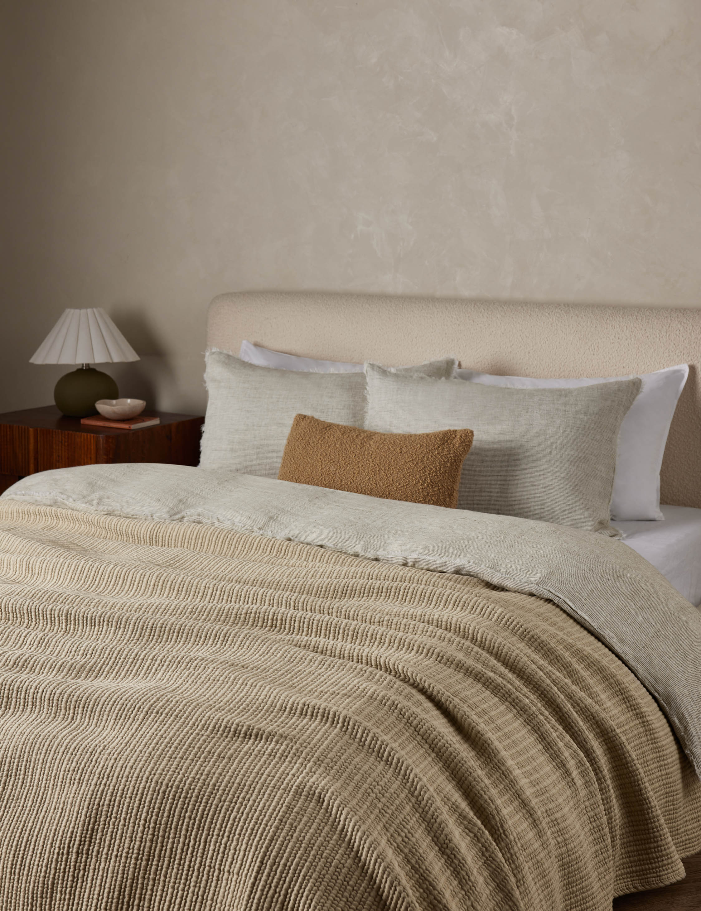 Chatham Cotton Matelasse Coverlet by Pom Pom at Home - Luxury Bedspread for Master Bedroom & Guest Room Decor - Perfect for All-Season Comfort